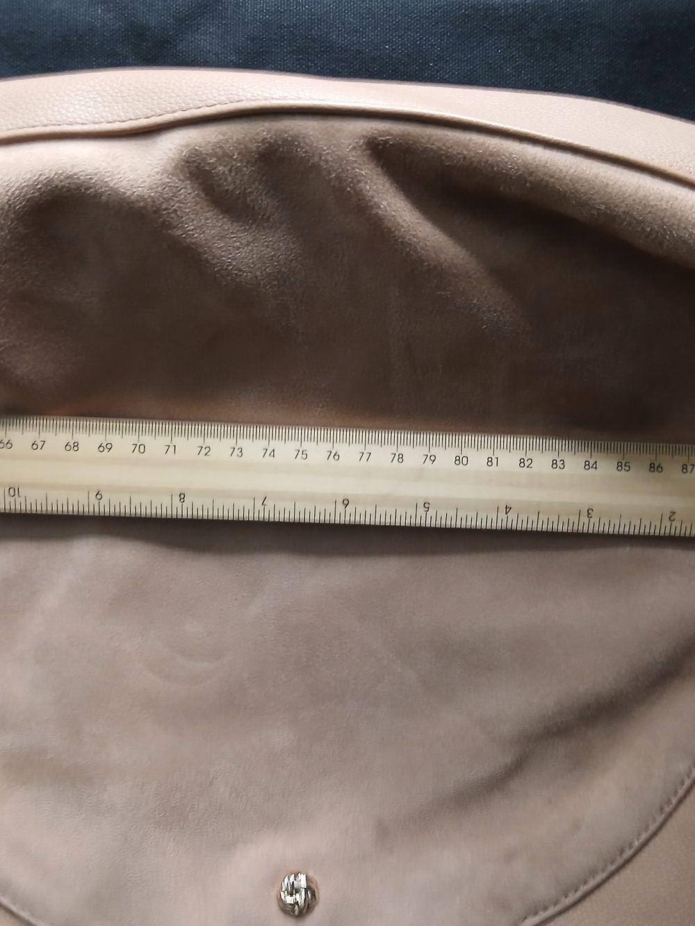 Lauren Conrad Suede Shoulder Tote in Nude Pink - Picture 5 of 16